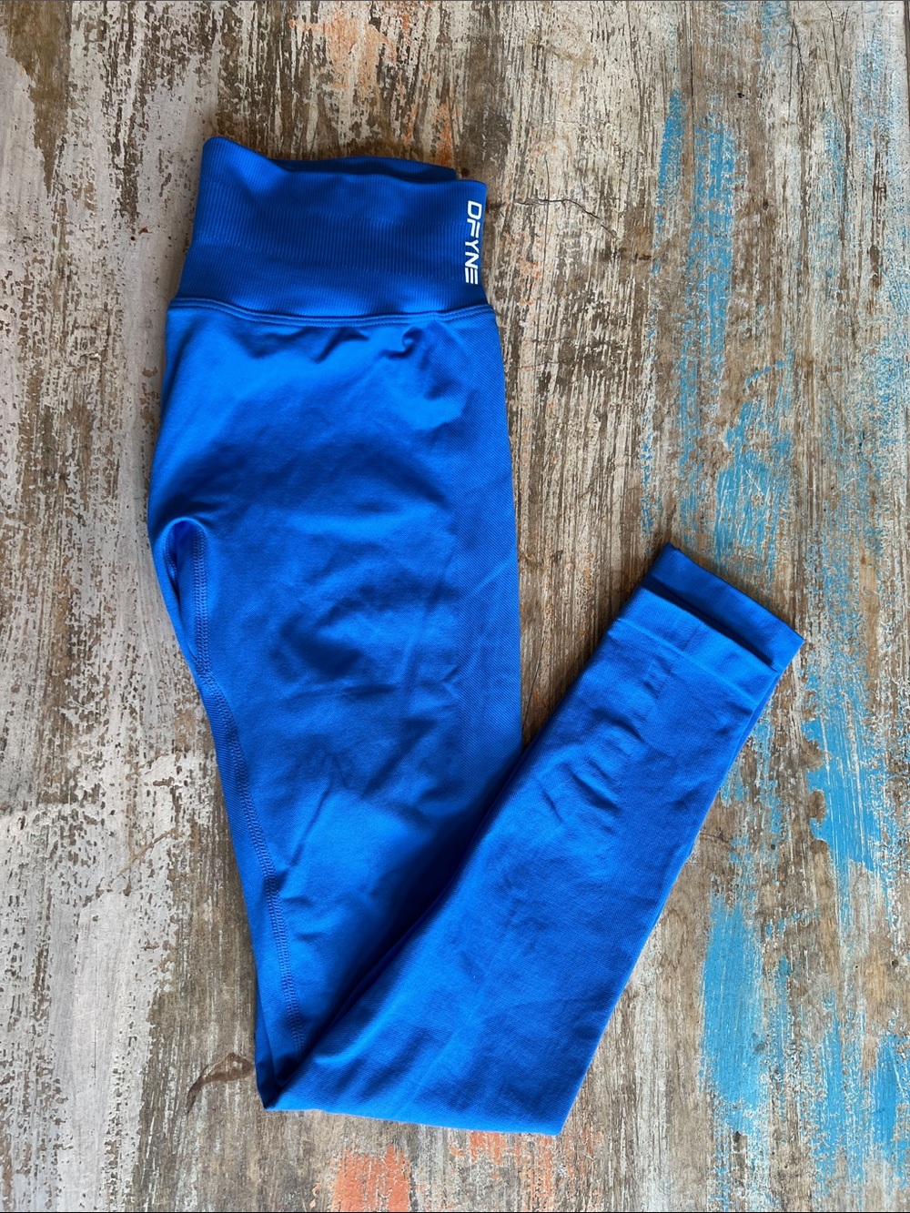 DFYNE Impact Leggings in Royal Blue - Picture 2 of 8